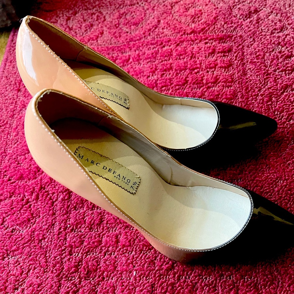 Marc Defang multicolored pumps, size 7 1/2( 3 inch heels)